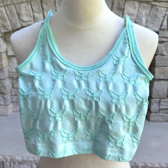 NWT Urban Outfitter Teal/Mint Butterfly Bra - Picture 3 of 7